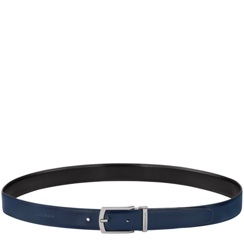 Longchamp |Delta Box Schwarz/Marineblau – Leder |Schwarz/Marineblau