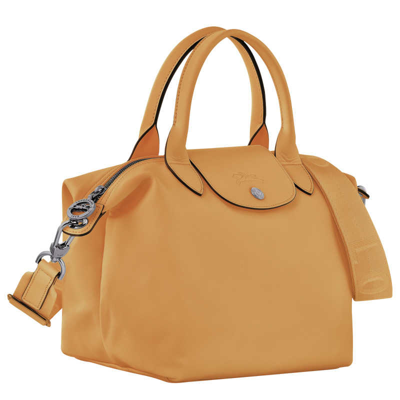 Longchamp |Le Pliage Xtra S Handtasche, Honigbraun – Leder |Honigfarben