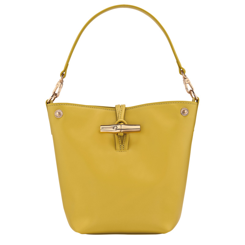 Longchamp |Le Roseau XS Beuteltasche Ingwer – Leder |Ginger