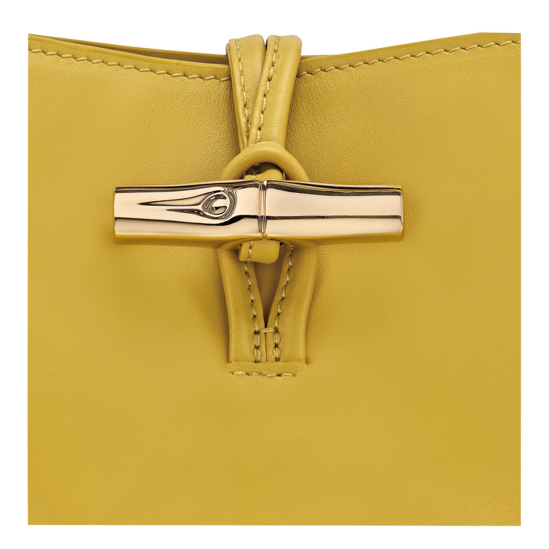 Longchamp |Le Roseau XS Beuteltasche Ingwer – Leder |Ginger