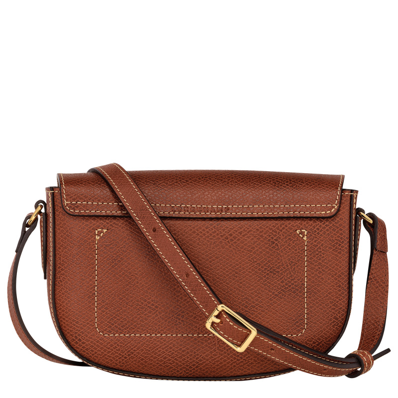 Longchamp |Pure S Umhängetasche, Braun – Leder |Braun