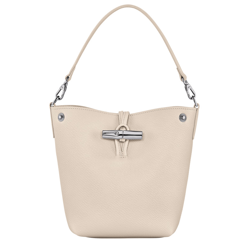 Longchamp |Le Roseau XS Beuteltasche Papier – Leder |Papier