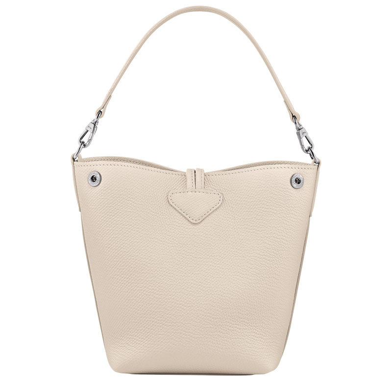 Longchamp |Le Roseau XS Beuteltasche Papier – Leder |Papier