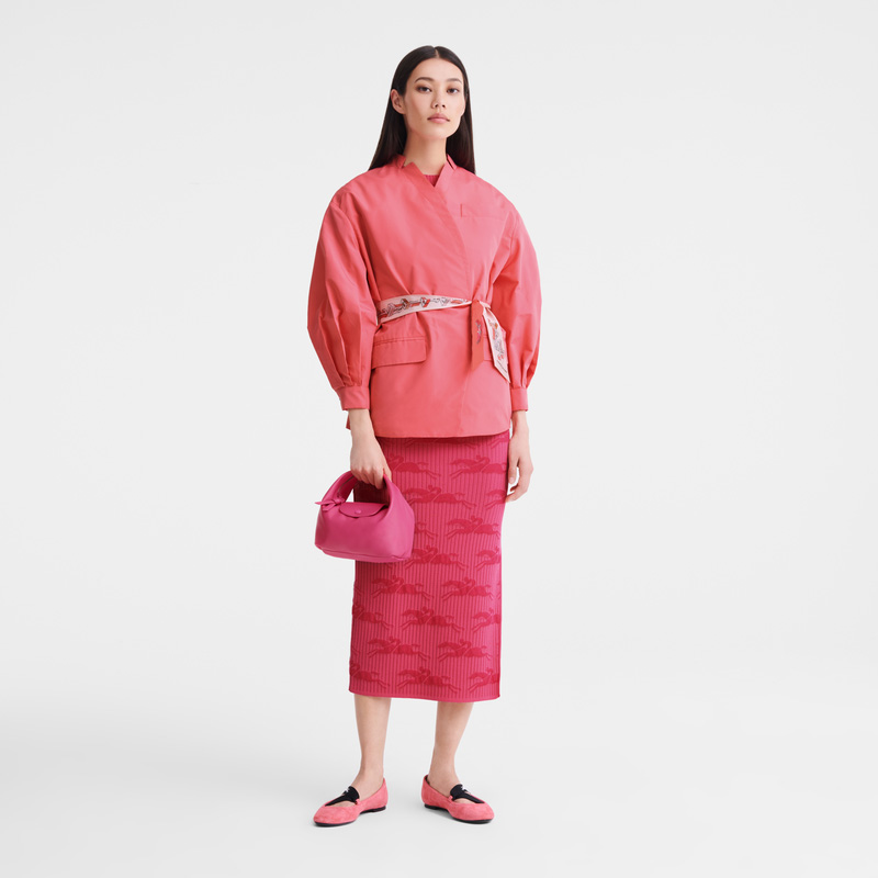 Longchamp |Le Pliage Xtra XS Handtasche, Rosa – Leder |Rosa