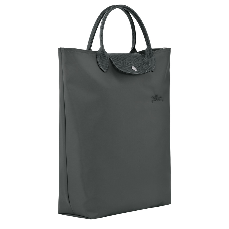Longchamp |Le Pliage Grüne M Tragetasche Graphit – Canvas |Graphit