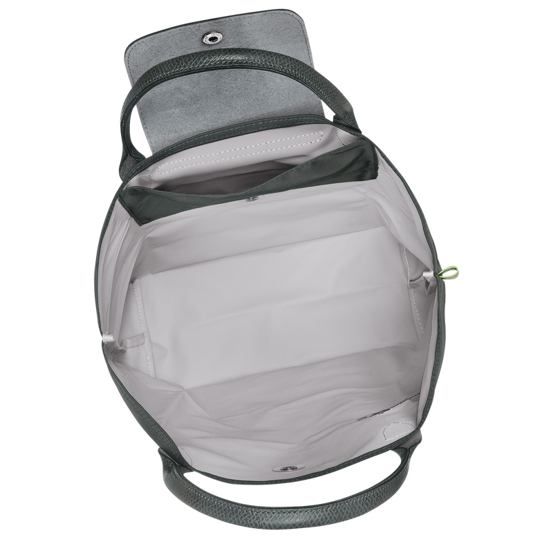 Longchamp |Le Pliage Grüne M Tragetasche Graphit – Canvas |Graphit