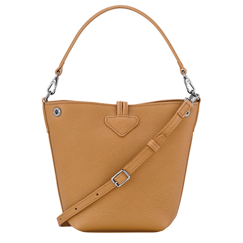 Longchamp |Le Roseau XS Beuteltasche Walnuss – Leder |Walnuss Longchamp |Le Roseau XS Beuteltasche Walnuss – Leder |Walnuss