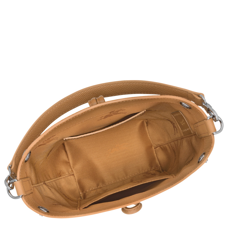 Longchamp |Le Roseau XS Beuteltasche Walnuss – Leder |Walnuss Longchamp |Le Roseau XS Beuteltasche Walnuss – Leder |Walnuss