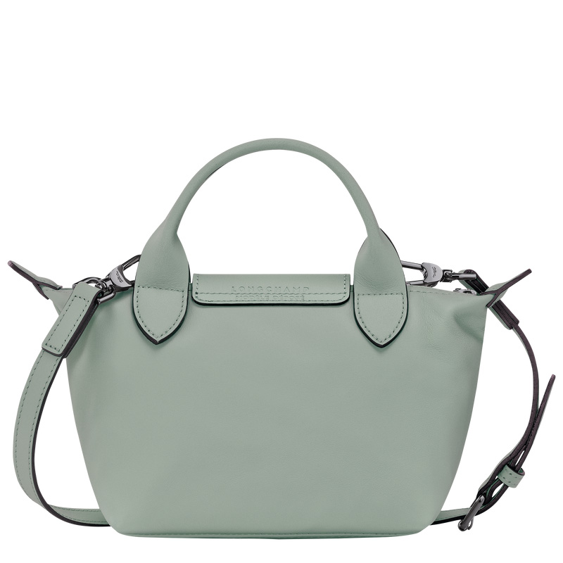 Longchamp |Le Pliage Xtra XS Handtasche, Eisenkraut – Leder |Eisenkraut