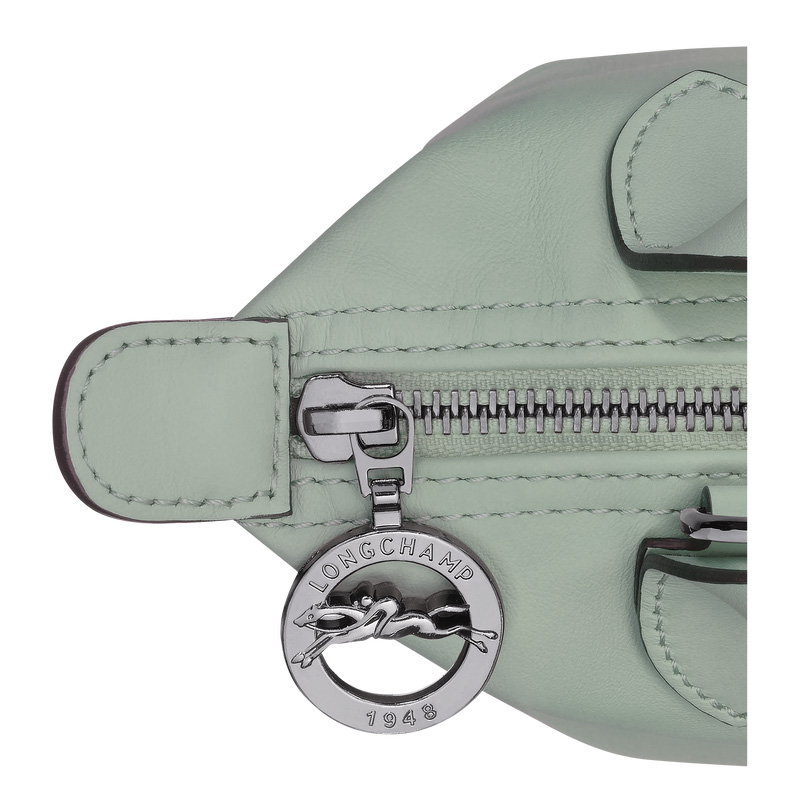 Longchamp |Le Pliage Xtra XS Handtasche, Eisenkraut – Leder |Eisenkraut