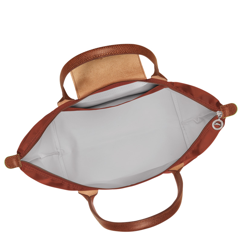 Longchamp |Le Pliage Green L Tote Bag, Kastanienbraun – Recyceltes Canvas |Kastanie