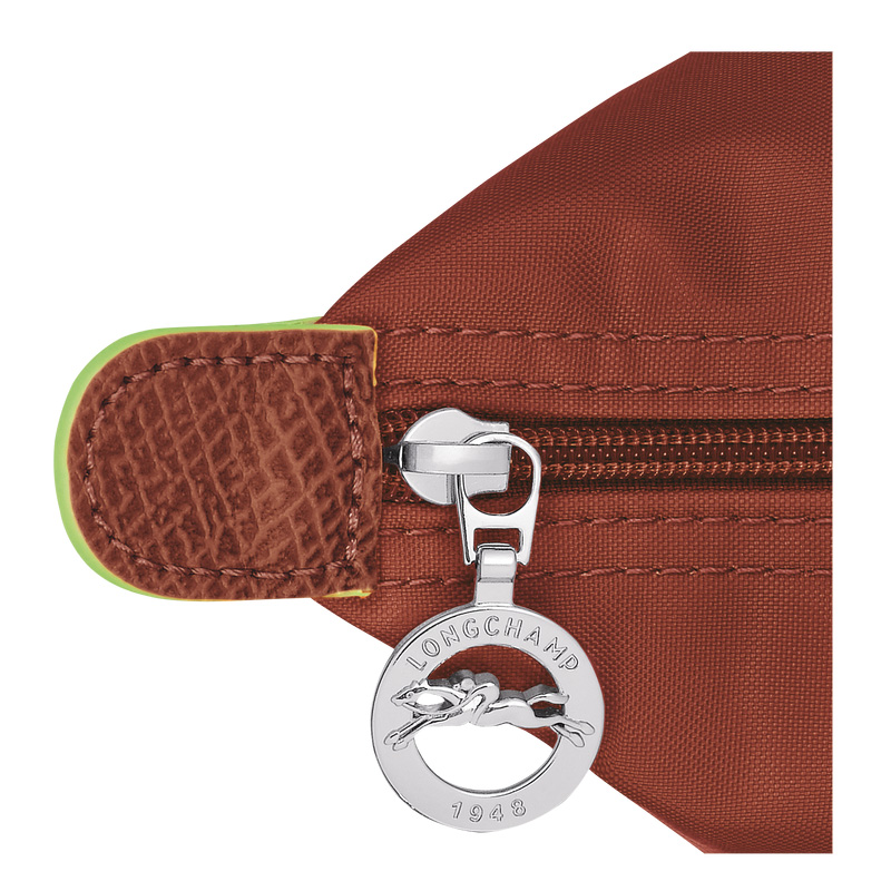 Longchamp |Le Pliage Green L Tote Bag, Kastanienbraun – Recyceltes Canvas |Kastanie