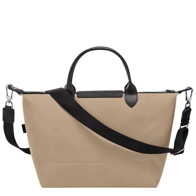 Longchamp |Le Pliage Energy L Handtasche, Ton – Recyceltes Canvas |Clay