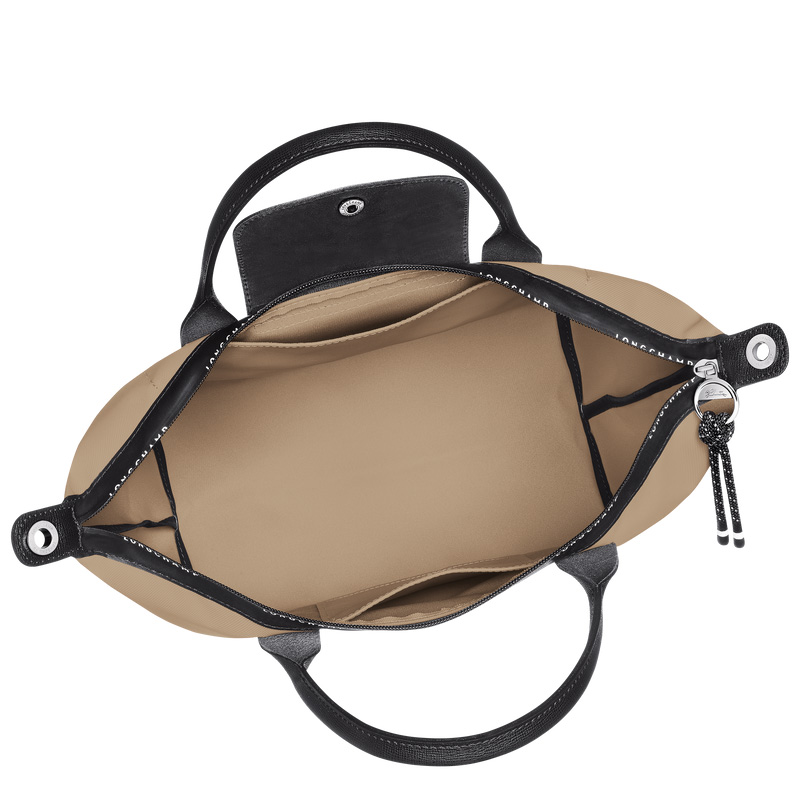 Longchamp |Le Pliage Energy L Handtasche, Ton – Recyceltes Canvas |Clay