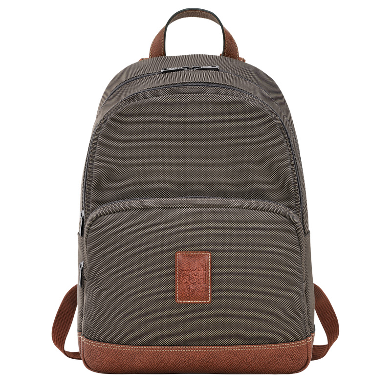 Longchamp |Boxford Rucksack Braun – Recyceltes Canvas |Braun