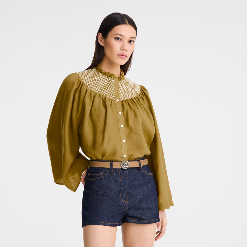 Longchamp |La Mdaille Damengürtel, Seed – Leder |Seed