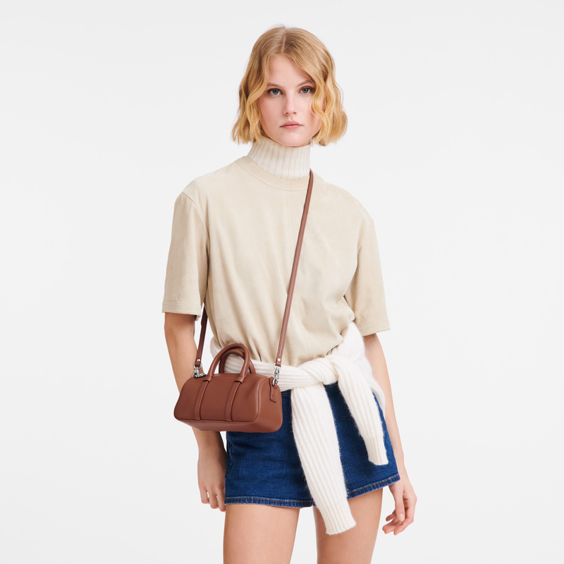 Longchamp |Daylong S Handtasche Cognac – Leder |Cognac