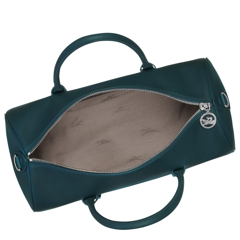 Longchamp |Daylong L Handtasche Tintenblau – Leder |Tintenblau
