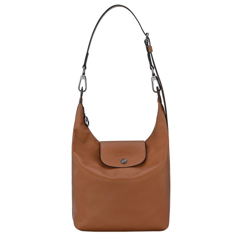 Longchamp |Le Pliage Xtra M Schultertasche Cognac – Leder |Cognac