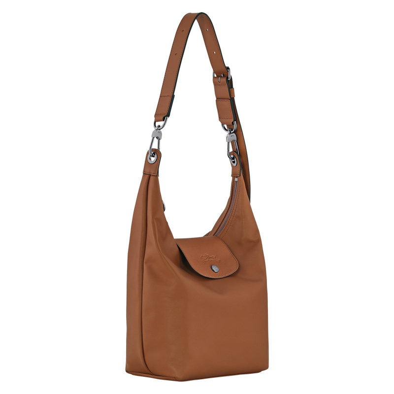 Longchamp |Le Pliage Xtra M Schultertasche Cognac – Leder |Cognac