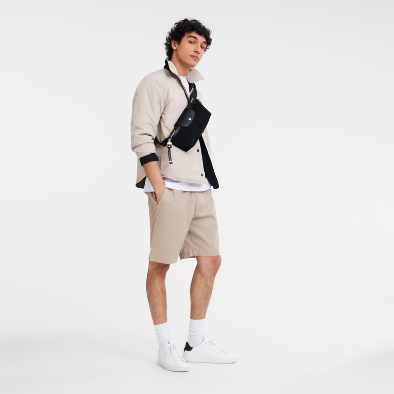 Longchamp |Le Pliage Energy M Gürteltasche Schwarz – Canvas |Schwarz