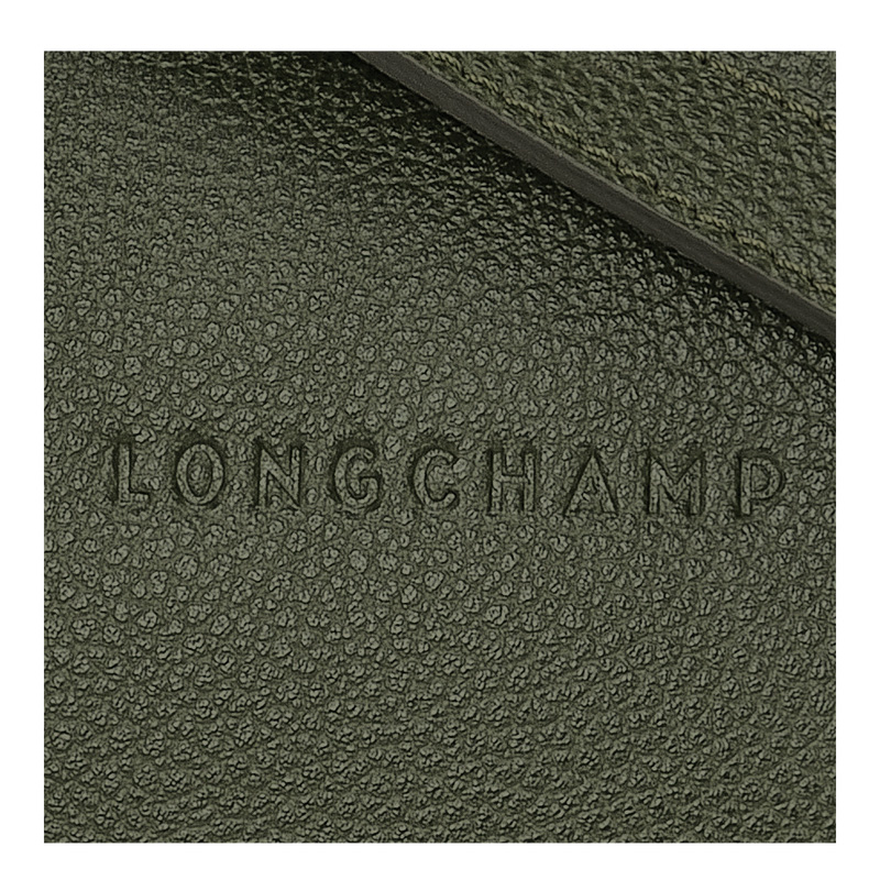 Longchamp |Le Foulonn M Umhängetasche Khaki – Leder |Khaki